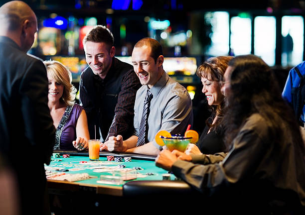 Live casino dealer interface showing table selection